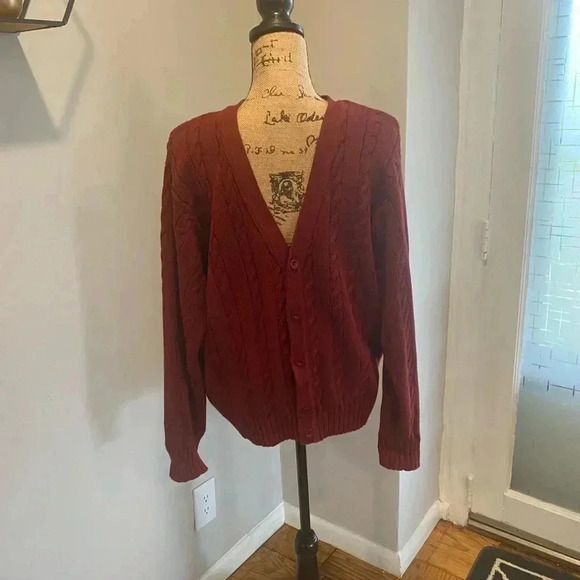 United Colors of Benetton Cable Knit Cardigan - Picture 2 of 5